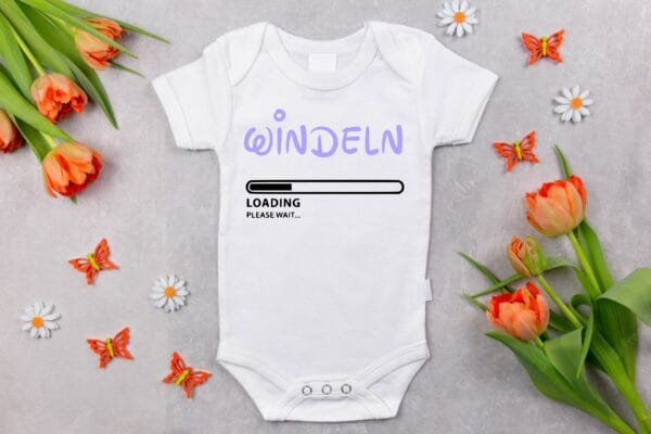 Baby Body Witzig. Baby Body Windeln Loading. Baby Body Diaper Loading. Baby Bodysuit Witzig. Baby Bodysuit. Baby Kleidung. – Bild 6