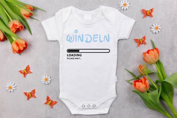 Baby Body Witzig. Baby Body Windeln Loading. Baby Body Diaper Loading. Baby Bodysuit Witzig. Baby Bodysuit. Baby Kleidung. – Bild 7