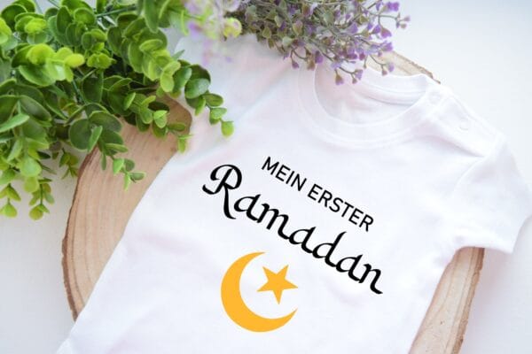 Mein Erster Ramadan Baby Body Ramadan Baby Outfit Ramadan BabyBody Bodysuit Ramadan 2025 Baby Ramadan Kleidung Ramadan Baby Geschenk Idee – Bild 3