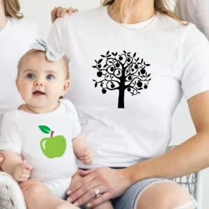 Familien Outfit Mama Baby Partnerlook Papa Sohn Passendes Set Mutter Tochter Outfit Mom Baby Shirt Familienoutfit Mommy and Me Familie Set