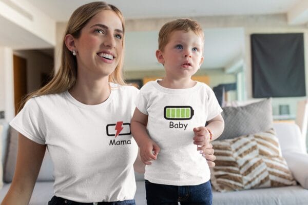 Mama und Baby Partnerlook Mom Baby Passendes Set Mutter Tochter Outfit Familien Partnerlook Mama Sohn Familienoutfit Matching Family Outfit