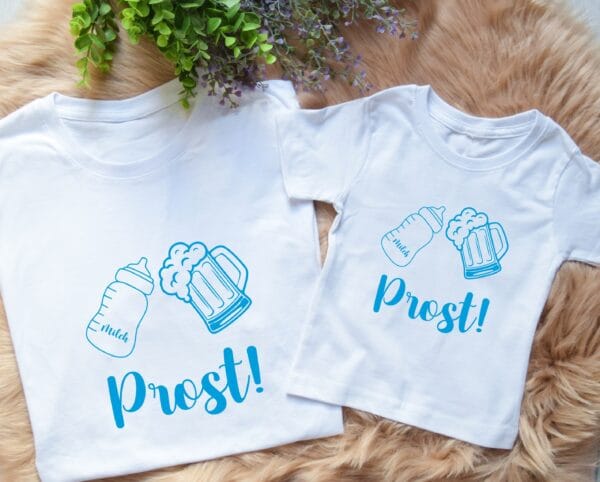 Papa und Baby Passendes Outfit Vatertag Geschenk Vater Sohn Partnerlook Papa Kind Familienoutfit Witzig Papa Baby Kleidung Familien Outfit – Bild 2