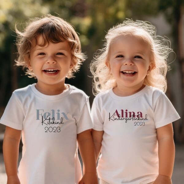 Kitakind 2025 T-Shirt.Personalisiertes Kindergartenkind Outfit.Krippenkind 2025.Kindergarten kind T Shirt mit Name. Krippenkind Baby Body. – Bild 3