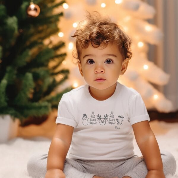 Familie Weihnachtsoutfit.Familienoutfit.Partnerlook Familie Weihnachten Shirts.Family Matching Set.Passendes Set Mama,Papa,Mini und Baby. – Bild 5