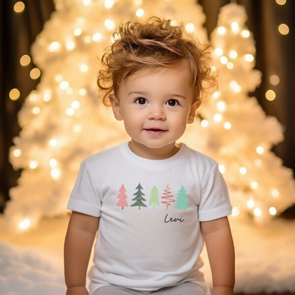 WunderbarWeihnacht:Personalisierte Festtagskleidung für die ganze Familie.Weihnachtsoutfit.Familienoutfit.Partnerlook Weihnachten Shirts. – Bild 4