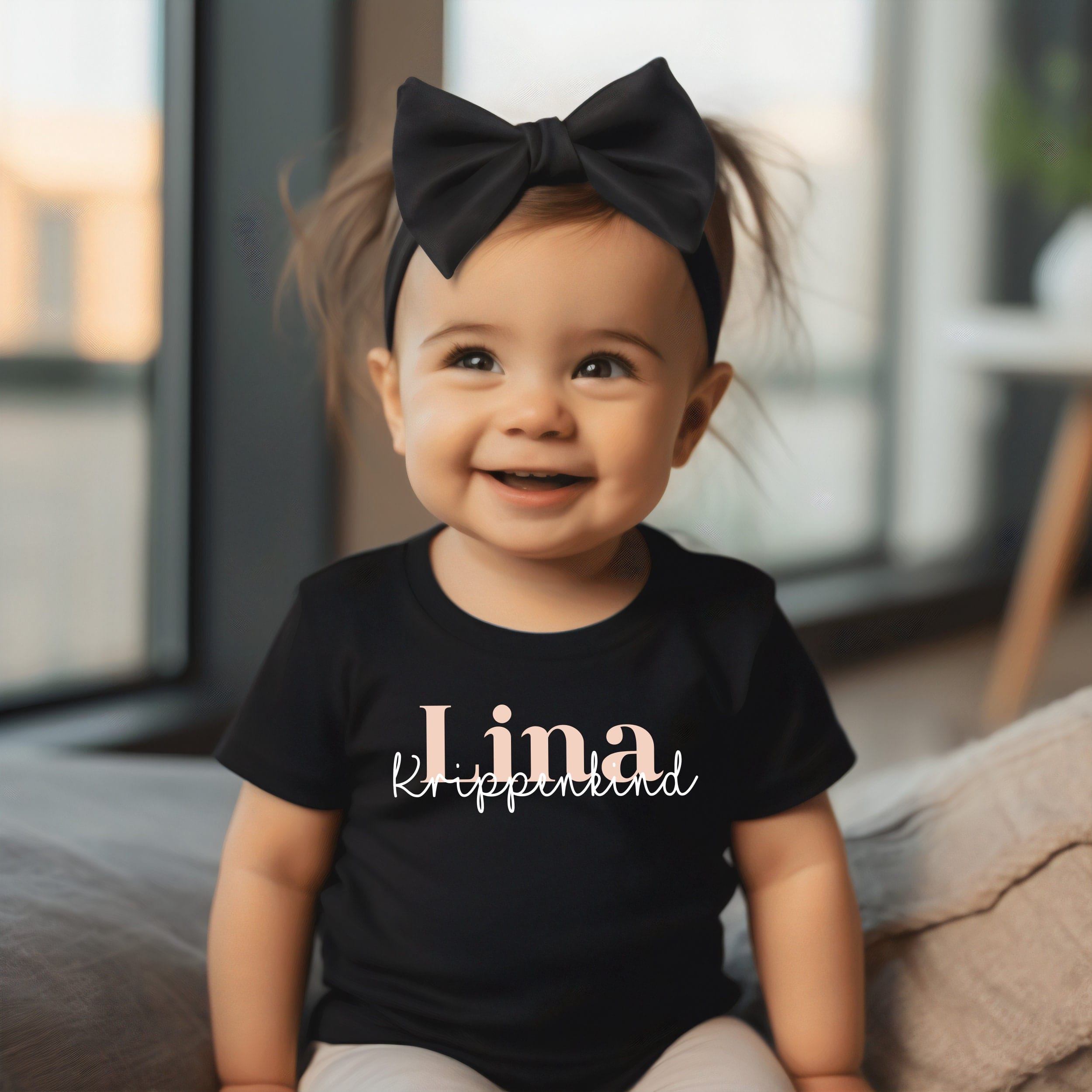 Kitakind 2024 T-Shirt.Personalisiertes Kindergartenkind Outfit.Krippenkind 2024.Kindergarten kind T Shirt mit Name. Krippenkind Baby Body. – Bild 3
