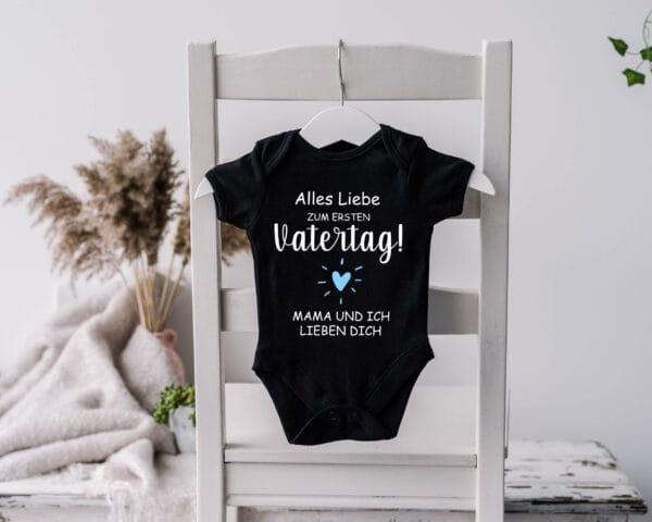 Alles Liebe zum Vatertag:Süßer Baby Body für Besondere Momente.Vatertag 2025.Erster Vatertag Geschenk.Feierliche Grüße zum Vatertag. – Bild 3
