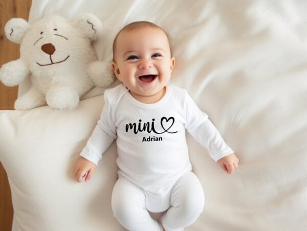 Familien-Duo:Passende Mama und Kind Outfits.Muttert Tochter Outfit.Mama Sohn Partnerlook.Muttertagsgeschenk.Mama Baby Outfit. – Bild 5