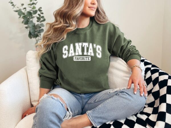 Sei dieses Weihnachten Santas Favorit!Weihnachtssweatshirt.Weihnachtspullover.Pullover Weihnacht.Geschenk.Weihnachtsgeschenk.Sweatshirt. – Bild 5