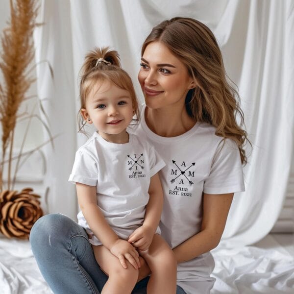 Mini Me Kollektion:Passend für Mama und Baby.Mama und Mini Set.Geschenk mutter und Baby.Partnerlook Familie Outfit.Passendes Set.Geschenke. – Bild 2