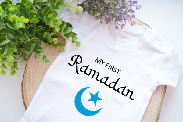 My First Ramadan Baby Body Ramadan Baby Outfit Ramadan BabyBody Bodysuit My First Ramadan Baby Kleidung Ramadan 2023 Ramadan Baby Geschenk – Bild 3