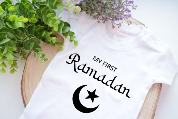 My First Ramadan Baby Body Ramadan Baby Outfit Ramadan BabyBody Bodysuit My First Ramadan Baby Kleidung Ramadan 2023 Ramadan Baby Geschenk – Bild 4