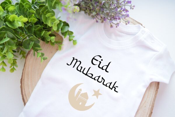 Eid Mubarak Baby Body Ramadan Baby Outfit My First Ramadan BabyBody Bodysuit Ramadan 2025 Baby Ramadan Geschenk Eid Mubarak Baby Kleidung