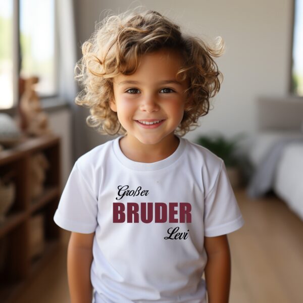 Geschwister Squad Outfits.Personalisierte Geschwister-Matching-Shirts & Strampler.Geschwister Passendes Set.Partnerlook Geschwister. – Bild 3