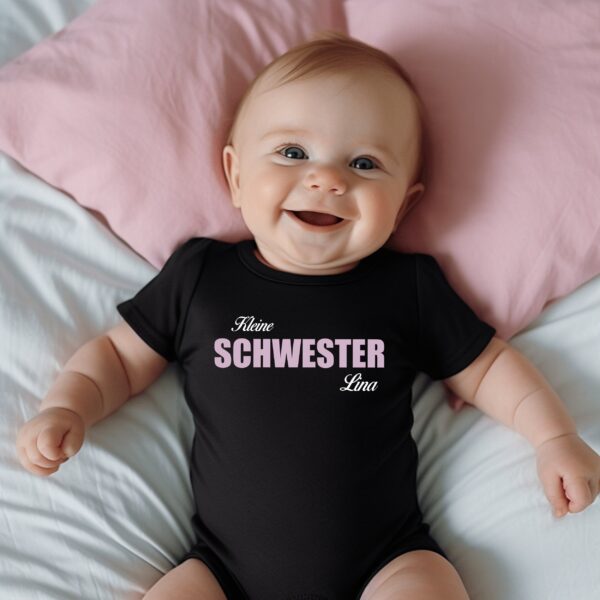 Geschwister Squad Outfits.Personalisierte Geschwister-Matching-Shirts & Strampler.Geschwister Passendes Set.Partnerlook Geschwister. – Bild 4