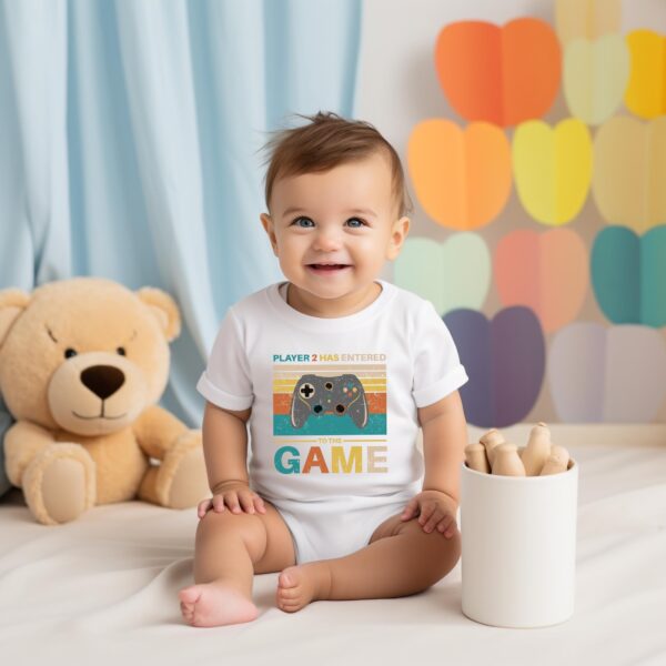 Papa,Du bist Level Up!Neuer Papa: Das perfekte Geschenk.Geschenk für frischgebackene Väter.Papa & Baby Gaming Set – Bild 3
