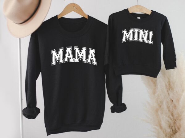MAMA & MINI Partnerlook Outfits Tolles Weihnachts oder Geburtstagsgeschenk für Mamas und Kinder!Mama und Sohn Outfit.Mama und Tochter Set. – Bild 3