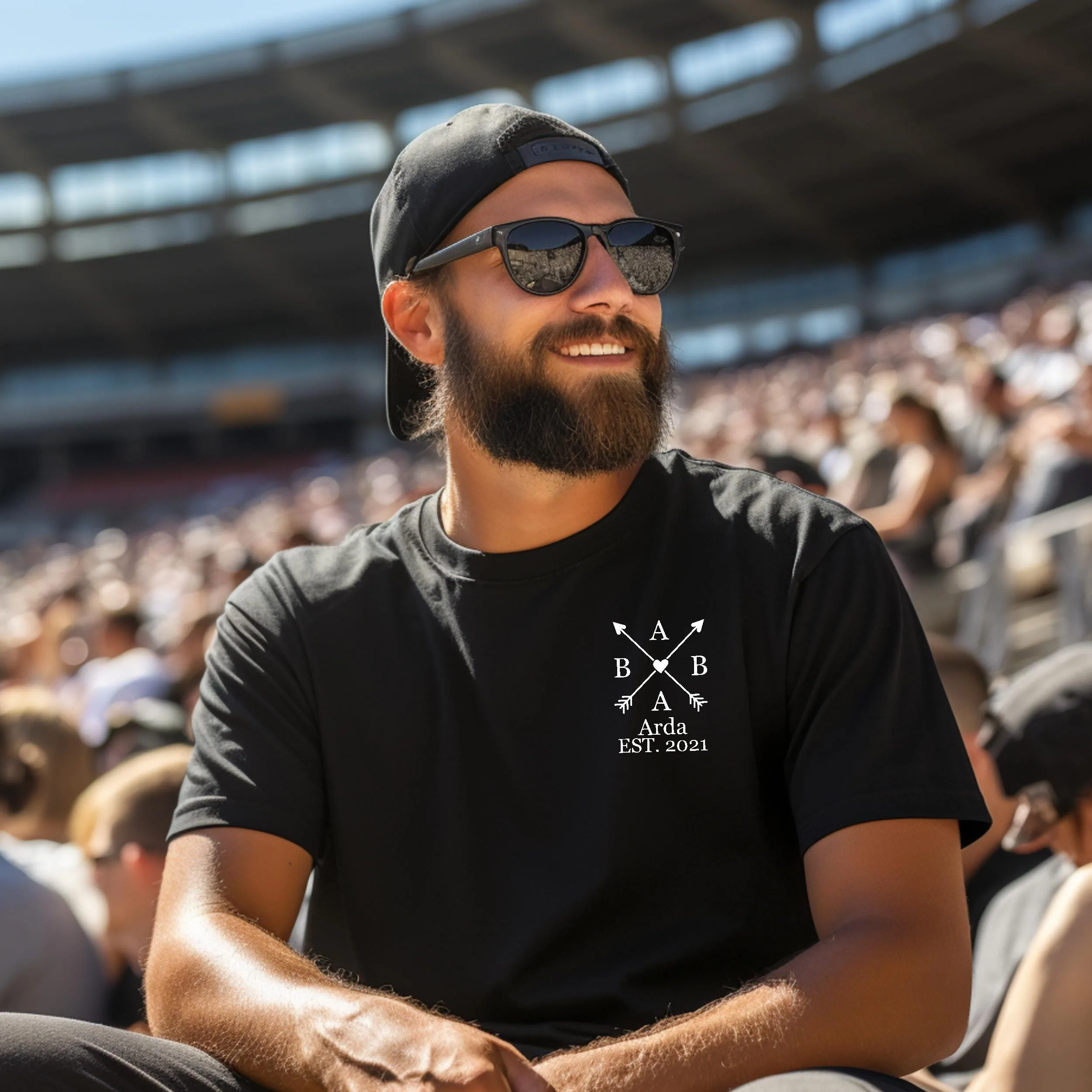 BABA Liebe:Individuelles T-Shirt mit Kindernamen.BABA Geburtstagsgeschenk.Personalisiertes Geschenk.Einzigartiges Geschenk.ANNE Geschenk. – Bild 5