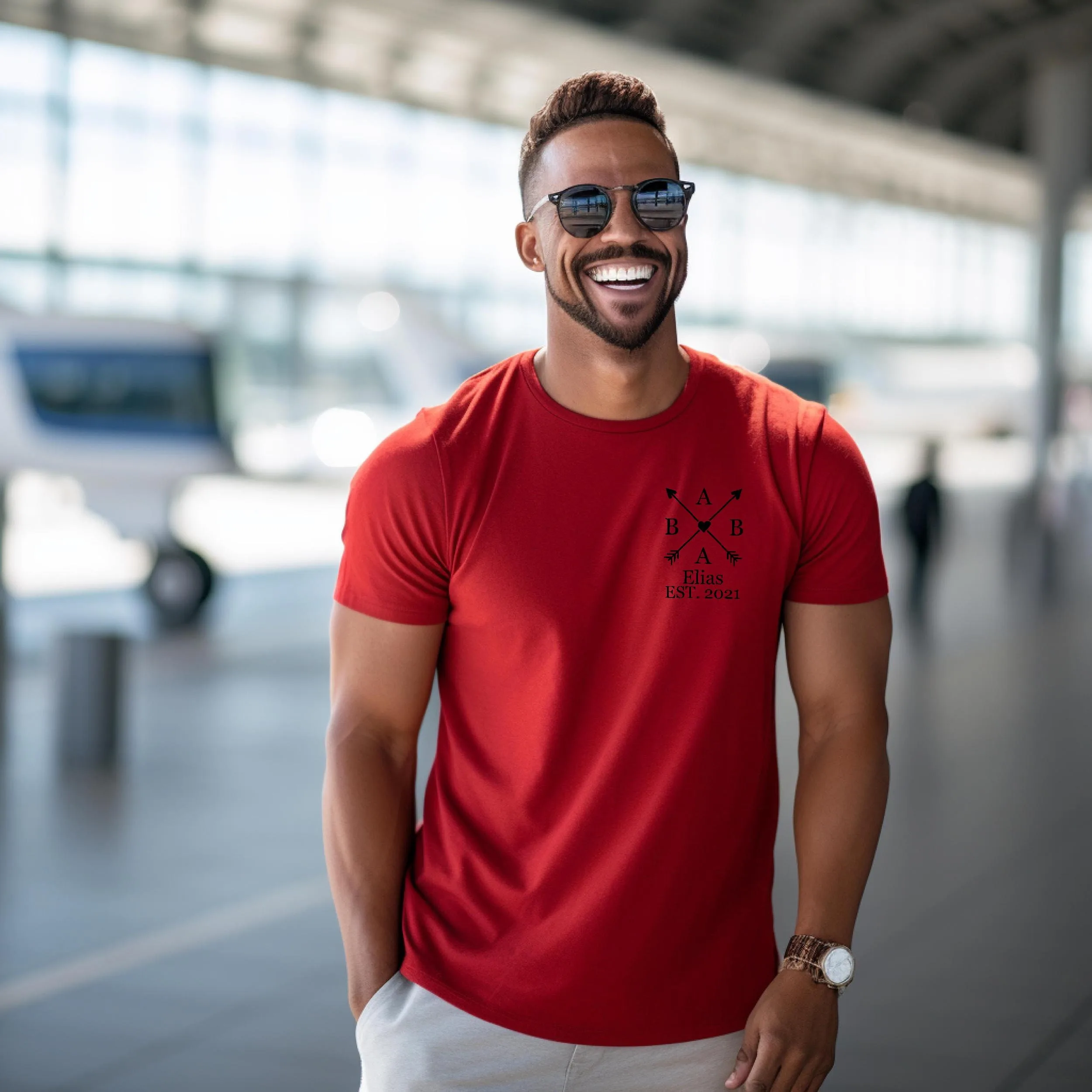 BABA Liebe:Individuelles T-Shirt mit Kindernamen.BABA Geburtstagsgeschenk.Personalisiertes Geschenk.Einzigartiges Geschenk.ANNE Geschenk. – Bild 2