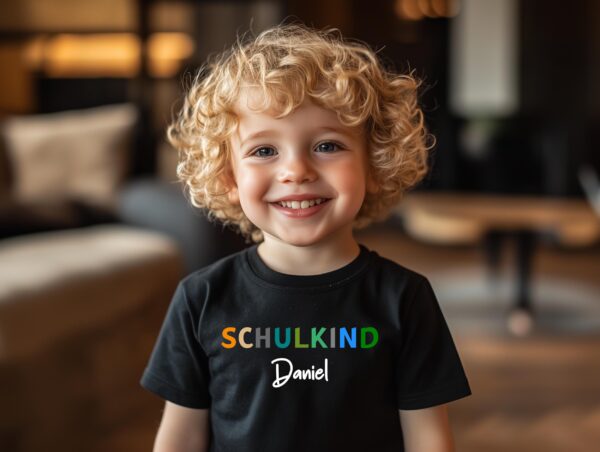 Personalisierte T-Shirts für den ersten Schultag mit Namen.T-Shirts für den Schulanfang.Schulanfang 2025.Personalisierte Schulkind TShirt.