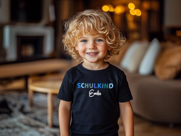Personalisierte T-Shirts für den ersten Schultag mit Namen.T-Shirts für den Schulanfang.Schulanfang 2025.Personalisierte Schulkind TShirt. – Bild 5