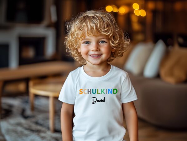 Personalisierte T-Shirts für den ersten Schultag mit Namen.T-Shirts für den Schulanfang.Schulanfang 2025.Personalisierte Schulkind TShirt. – Bild 6