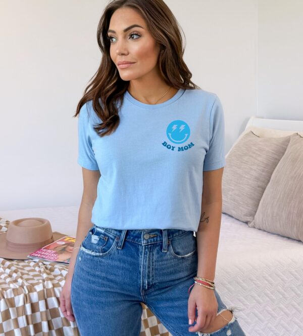 Jungsmama T-Shirt mit coolem Print.Boy Mama Era TShirt.In My Boy Mama Era.Geschenk für frischgebackene Mamas.Geschenk zum Muttertag. – Bild 3