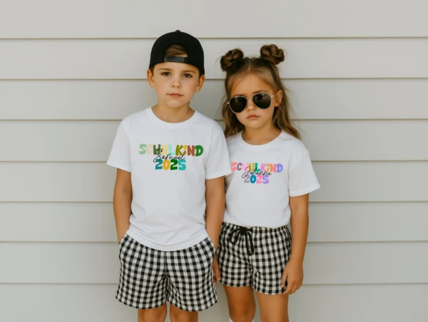 Einschulung T-Shirt Schulkind – Personalisiertes Shirt mit Namen – 1.Schultag Outfit Jungen Mädchen. Geschenk zum Schulanfang.Schulkind 2025 – Bild 2