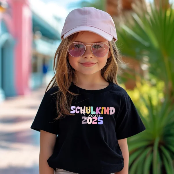 Einschulung T-Shirt Schulkind – Personalisiertes Shirt mit Namen – 1.Schultag Outfit Jungen Mädchen. Geschenk zum Schulanfang.Schulkind 2025 – Bild 8