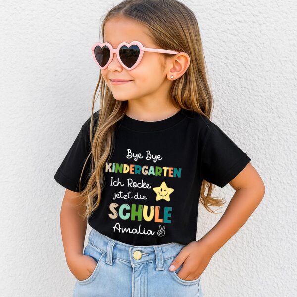 Schulkind T-Shirt individuell – Erster Schultag – Einschulungsgeschenk.Personalisiertes T-Shirt zum Schulanfang – Einschulung Geschenk. – Bild 6