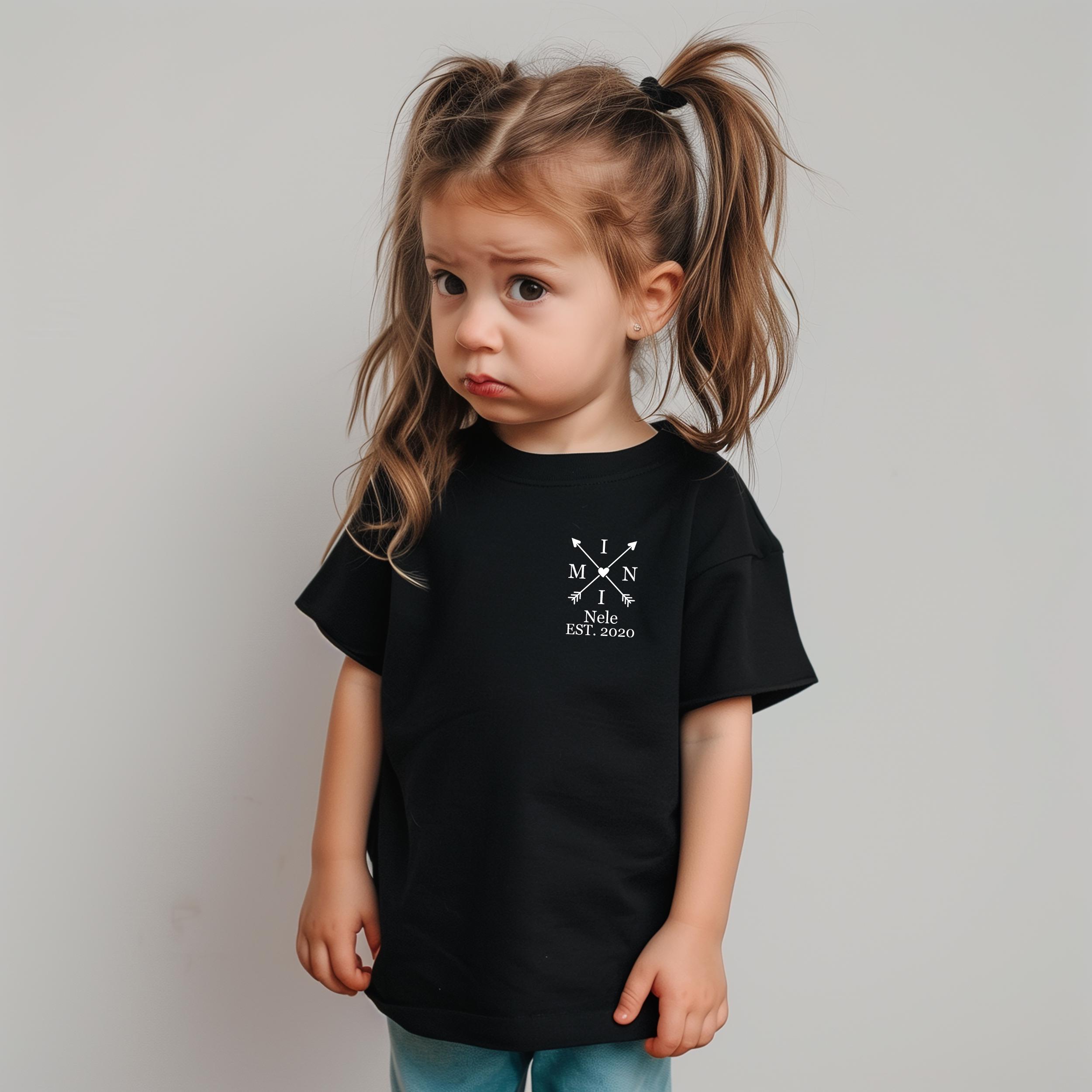 Familien TShirt Set personalisiert mit Mama Papa Mini Geburtsjahr passender Partnerlook Familie Vatertag Muttertag Geschenk Geschenkidee – Bild 4