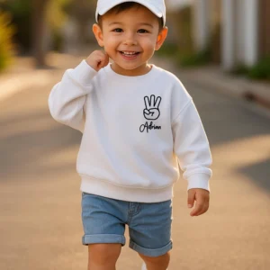 Personalisiertes Geburtstags Sweatshirt Kind · Cool & Wild · Geburtstagsshirt Kind · TShirt zum Kindergeburtstag · Sweatshirt zum Geburtstag