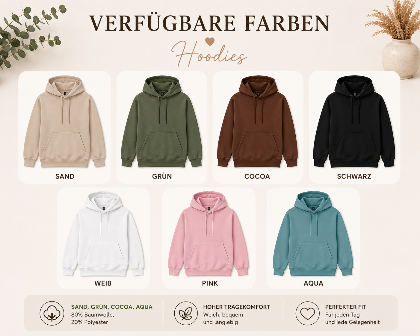 Personalisierter Mama Hoodie mit Kindernamen | Mutter Sweatshirt personalisiert | Initialen & Geburtsjahre | Geschenk für Mama – Bild 9